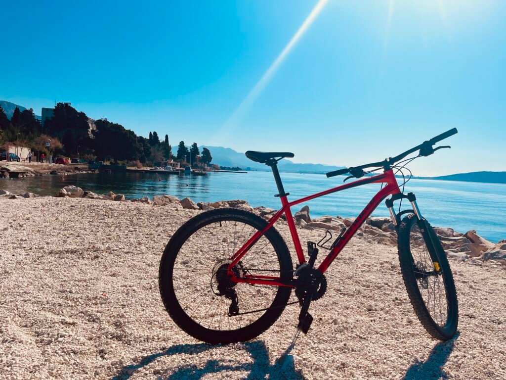 bike rental on Korcula, Prižba beach